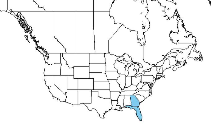 Sago palms distribution - United States